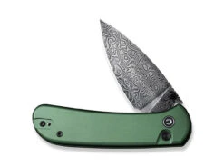 Qubit Aluminum Green Damascus -Angebote Magnum || Spyderco || Viper Store civivi qubit aluminum green damascus 01we947 3 1280x1280