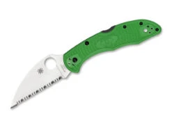 Spyderco Salt 2 Wharncliffe Serrated LC200N Green